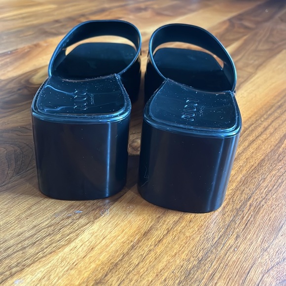 Gucci Rubber Logo Platform Slide Sandal, NEW - Picture 6 of 16
